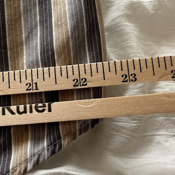 Dockers Men's Striped Long Sleeve Shirt L Stain Defender No Wrinkles - Picture 8 of 11